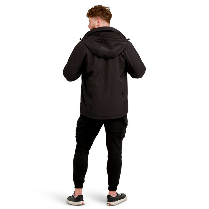 Męska kurtka Softshell Black - GymBeam L