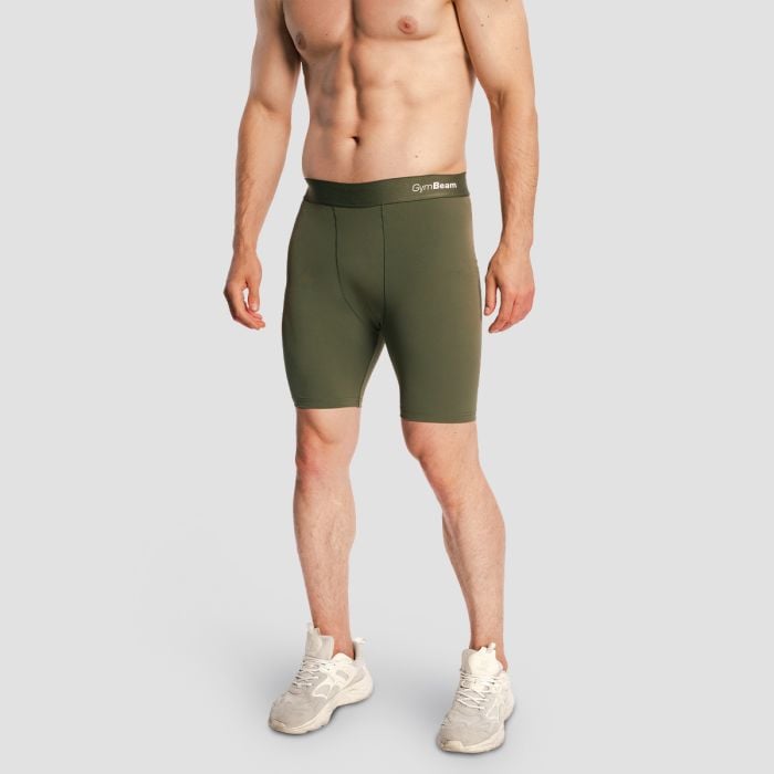 Męskie szorty Combat Olive Grey - GymBeam XL