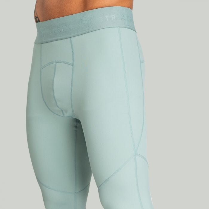 Męskie Legginsy Nebula Stone Blue - STRIX L
