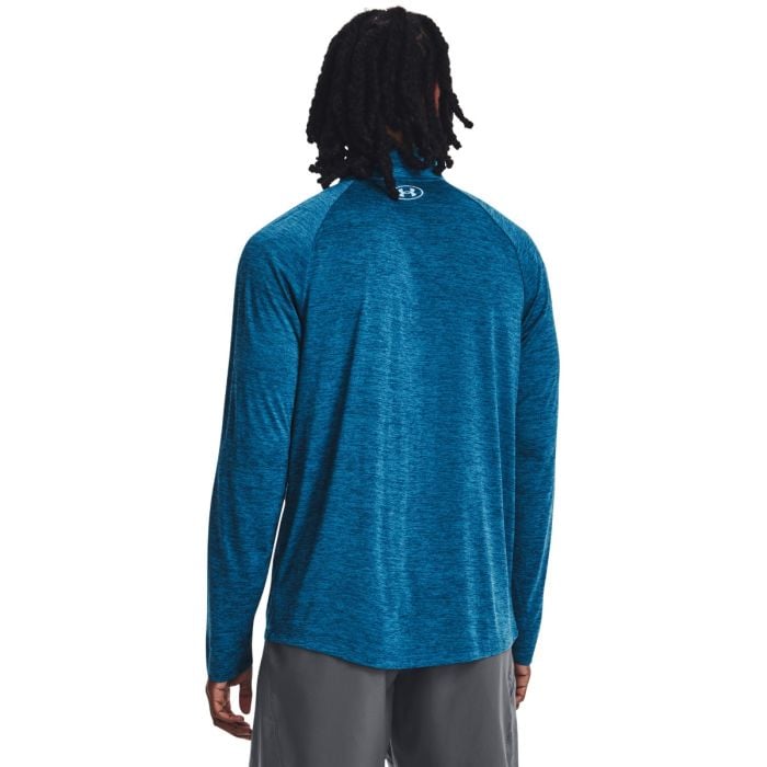 Męska koszulka z długim rękawem ech 2.0 1/2 Zip Blue - Under Armour S