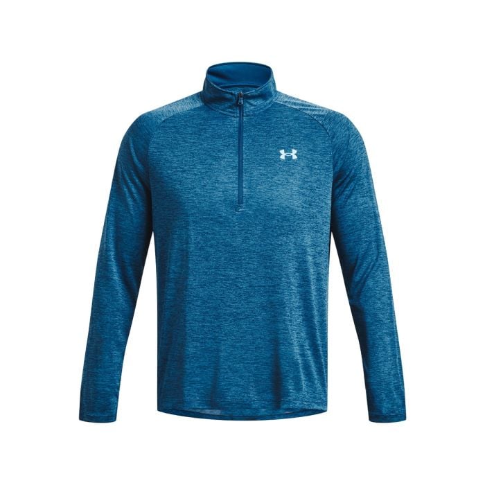 Męska koszulka z długim rękawem ech 2.0 1/2 Zip Blue - Under Armour S