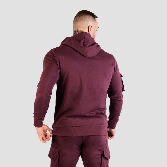 Bluza z kapturem TRN Eggplant - GymBeam L