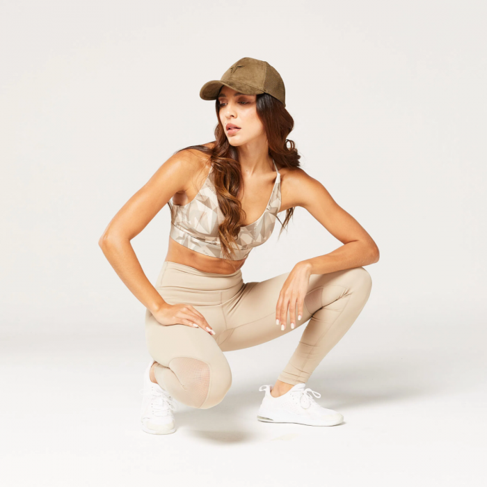 Damskie legginsy Mesh Insert Cobblestone  - SQUATWOLF XL