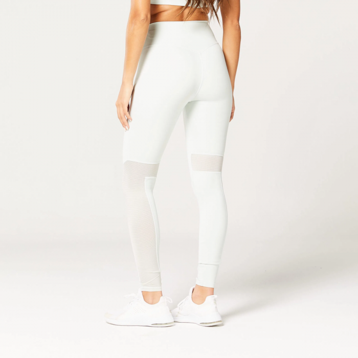 Damskie legginsy Mesh Insert Grey  - SQUATWOLF XL