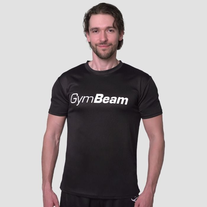 T-shirt Mesh Essence Black - GymBeam XXL