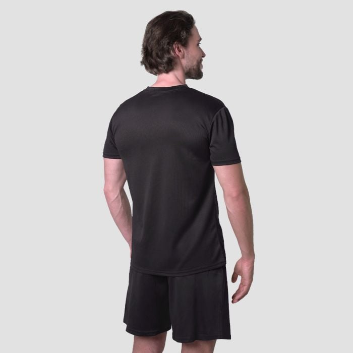 T-shirt Mesh Essence Black - GymBeam XXL