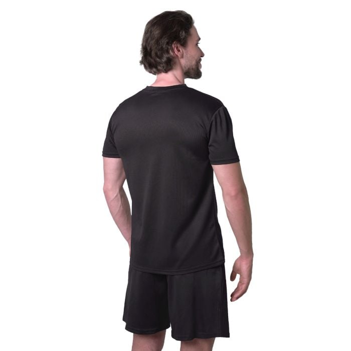 T-shirt Mesh Essence Black - GymBeam XXL