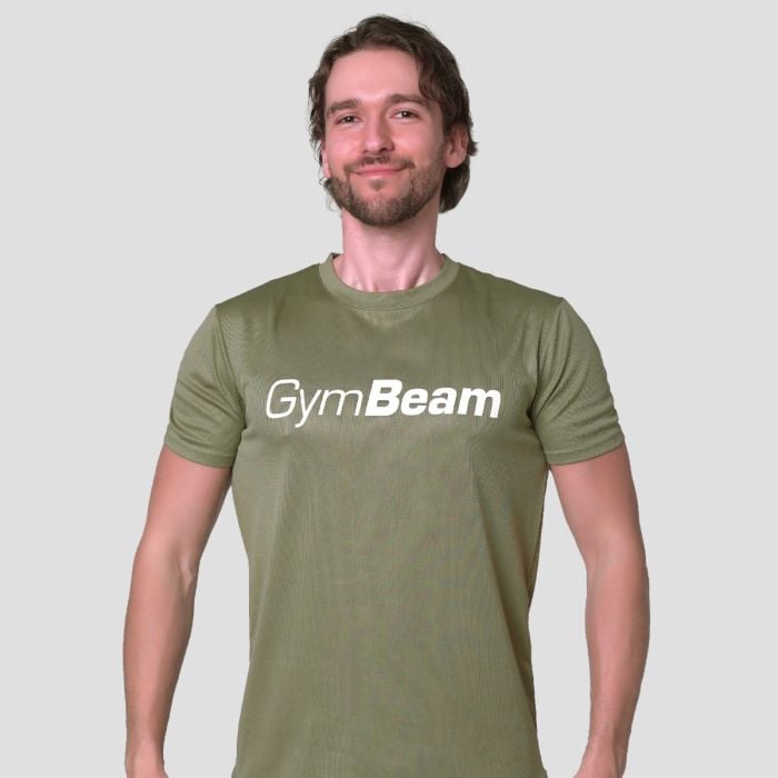 T-shirt Mesh Essence Green - GymBeam M