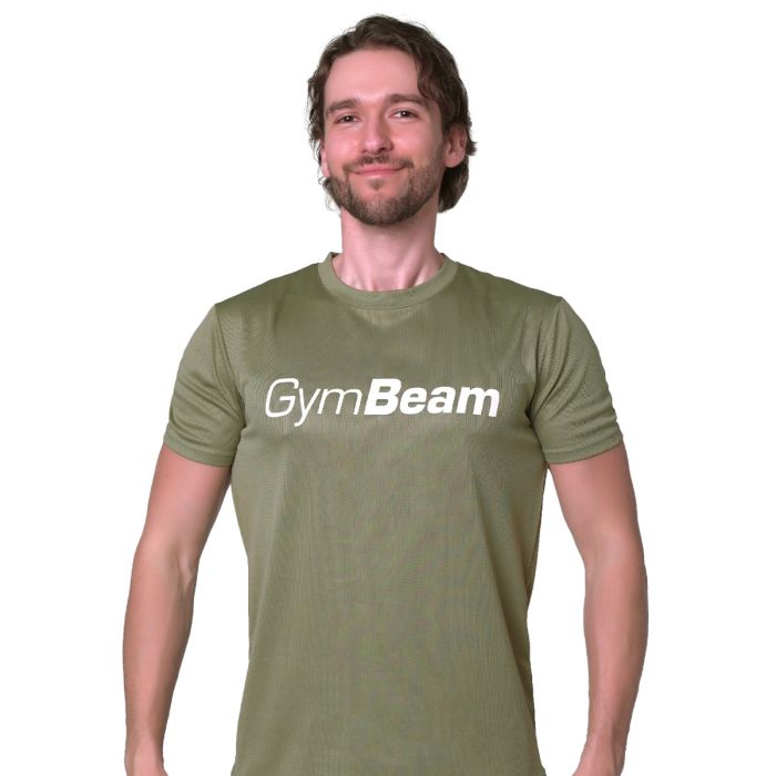 T-shirt Mesh Essence Green - GymBeam M