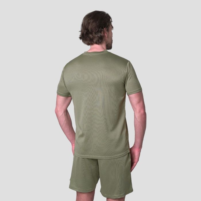 T-shirt Mesh Essence Green - GymBeam M