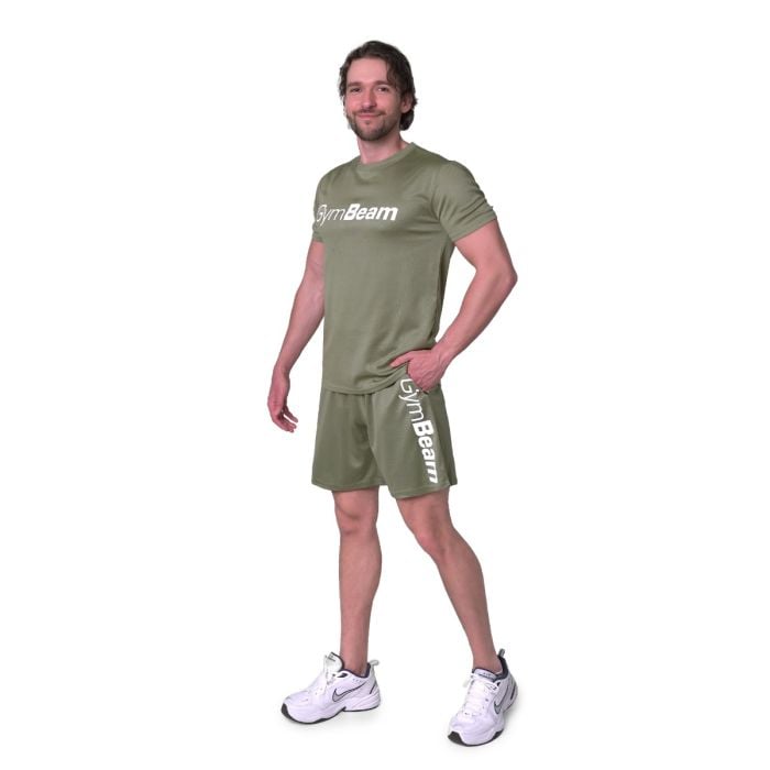 T-shirt Mesh Essence Green - GymBeam M