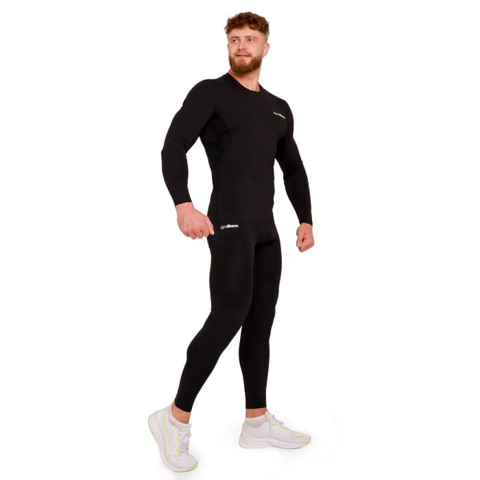 Legginsy kompresyjne High Black - GymBeam L