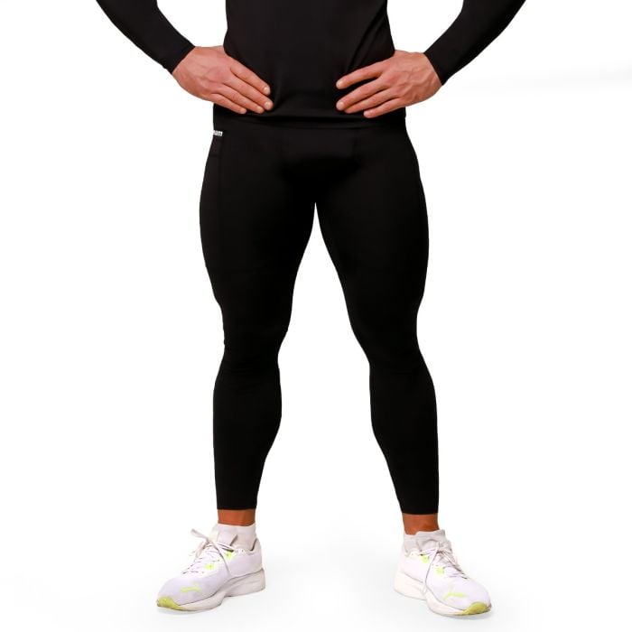 Legginsy Kompresyjne Mid Black - GymBeam L