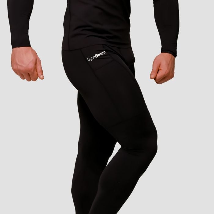Legginsy Kompresyjne Mid Black - GymBeam L