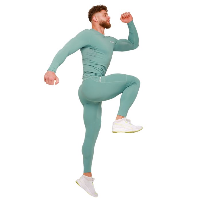 Legginsy kompresyjne High Blue - GymBeam L