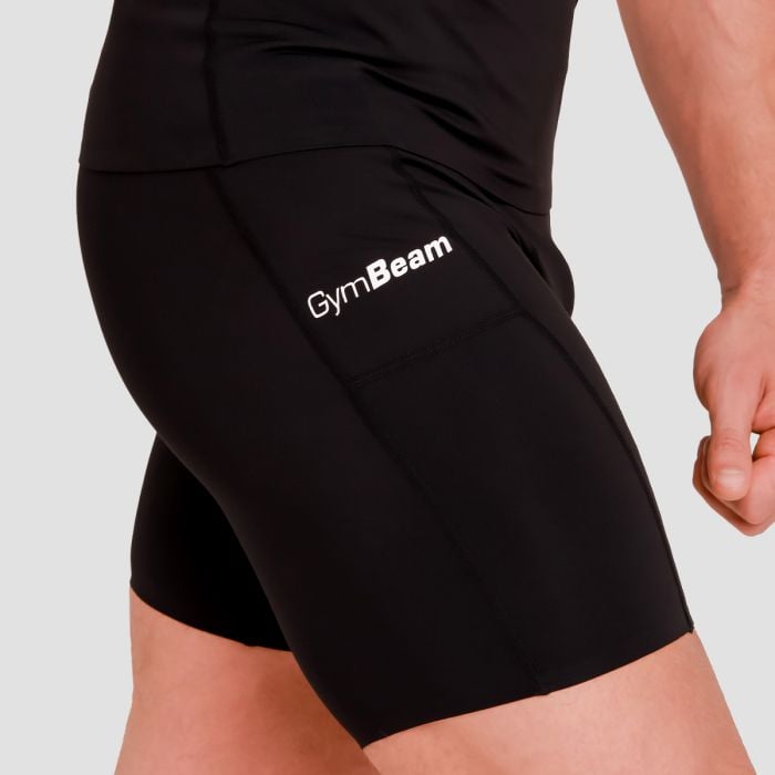 Kompresyjne Szorty High Black - GymBeam XL