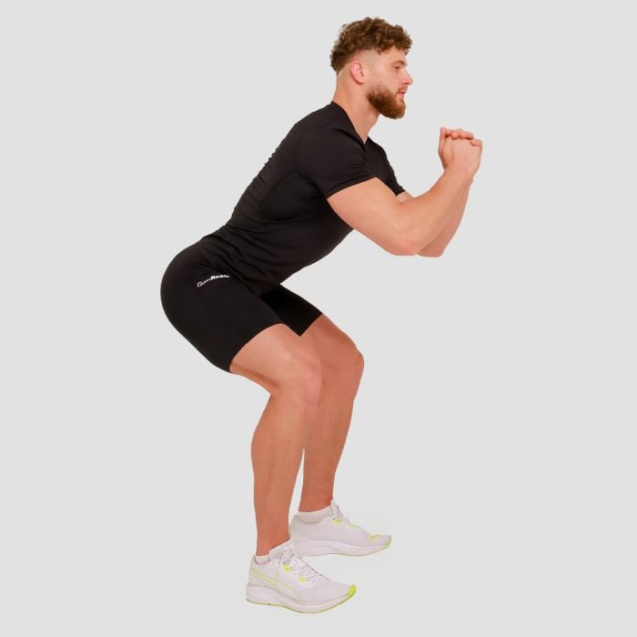 Kompresyjne Szorty High Black - GymBeam XL