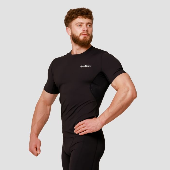 Kompresyjny T-Shirt Mid Black - GymBeam M