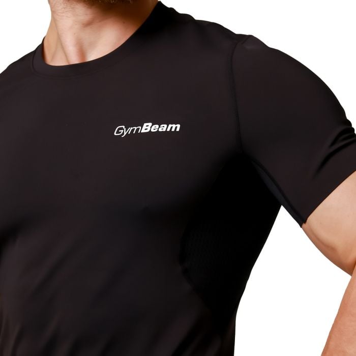 Kompresyjny T-Shirt Mid Black - GymBeam M