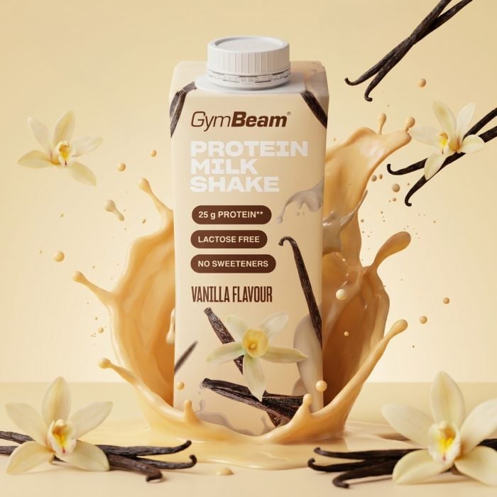 25 g Protein Milkshake - GymBeam 250 ml - wanilia