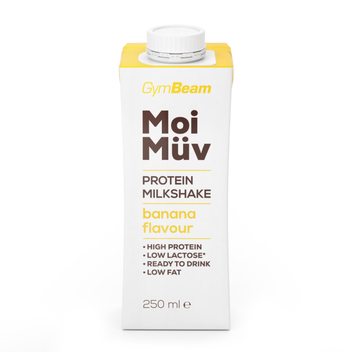 Milkshake białkowy MoiMüv - GymBeam 250 ml - wanilia