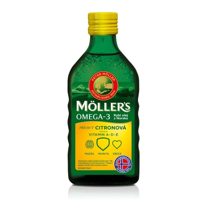 Omega 3 - Möller‘s 250 ml - cytrynowy