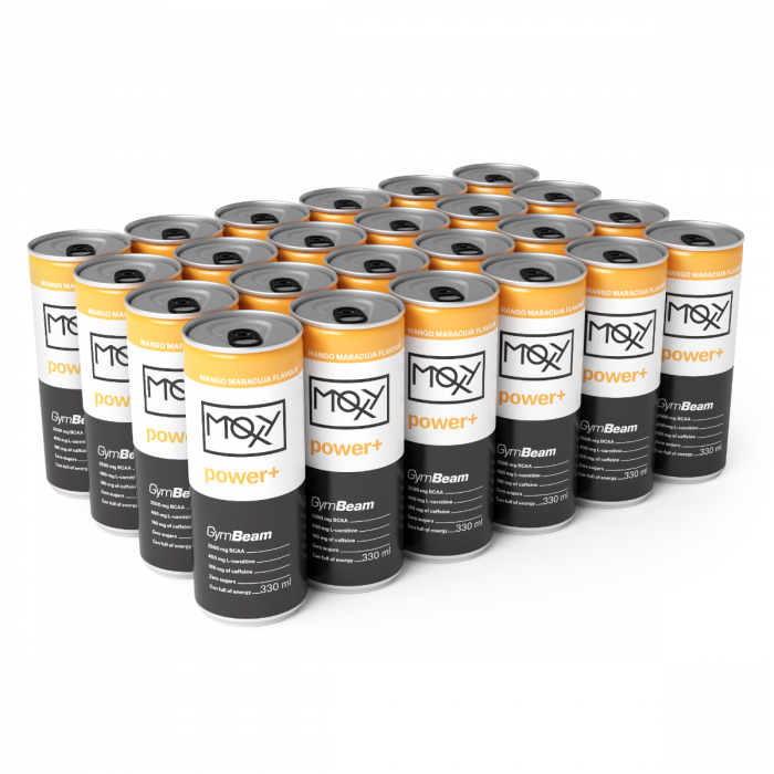 MOXY Power+ Energy Drink 330 ml - GymBeam dzikie jagody - 330 ml