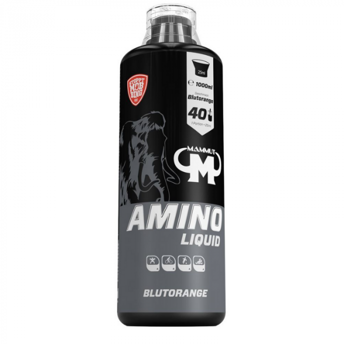 Amino Liquid - Mammut Nutrition 500 ml - krwista pomarańcza