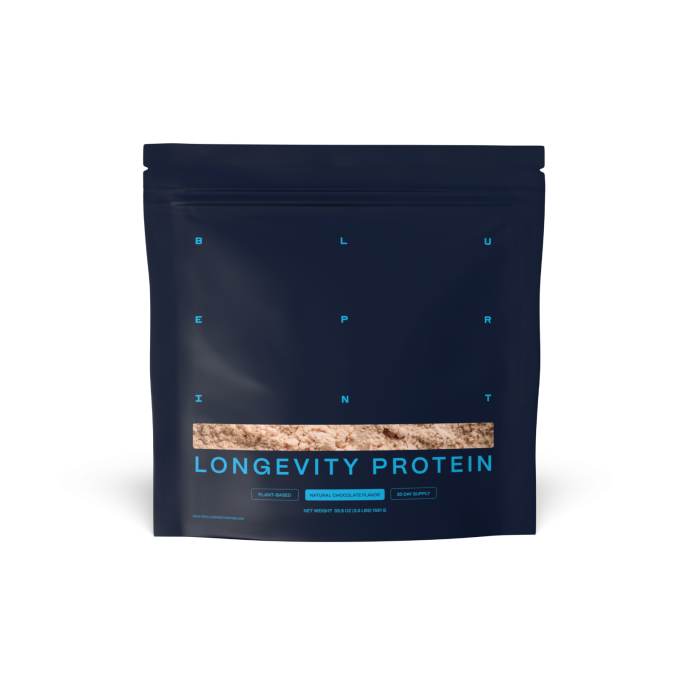 Longevity Protein - Blueprint by Bryan Johnson 1581 g - czekolada