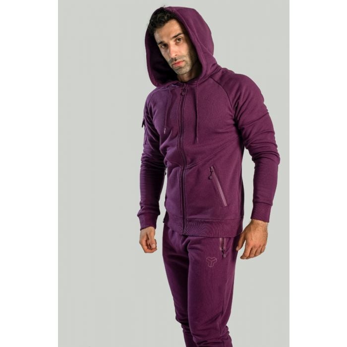 Bluza z kapturem na zamek Nova Plum - STRIX XL
