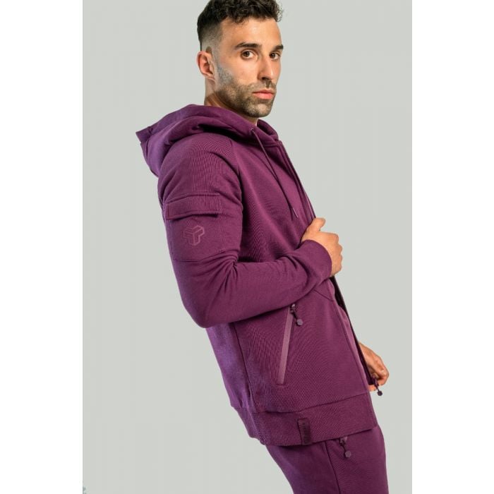 Bluza z kapturem na zamek Nova Plum - STRIX XL