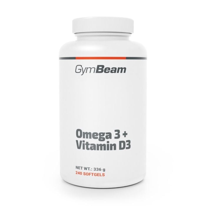 Omega 3 + Witamina D3 - GymBeam 90 kaps