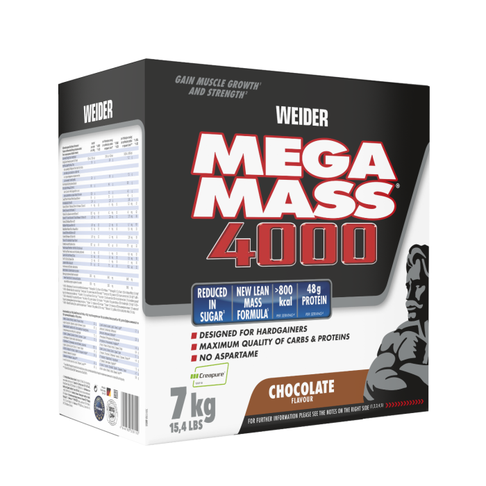 Mega Mass 4000 - Weider 7000 g - wanilia