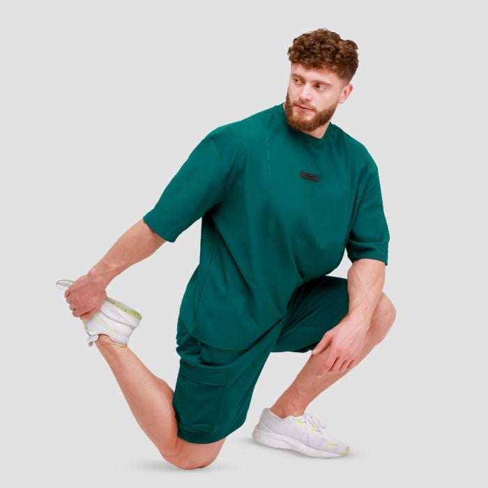 T-Shirt Oversized Unstoppable Green - GymBeam L