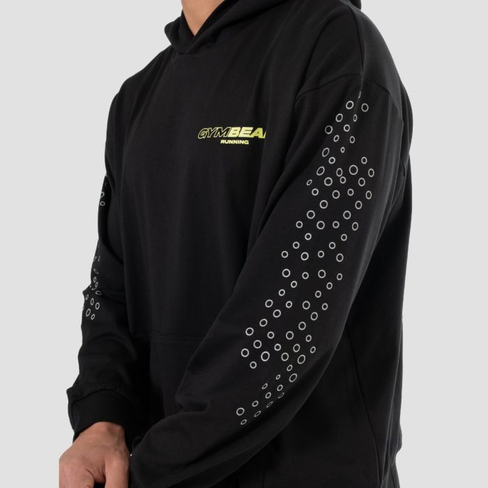 Pace Hoodie Black - GymBeam XXL