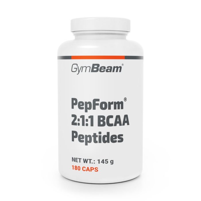 BCAA 2:1:1 PepForm® Peptides - GymBeam 180 caps