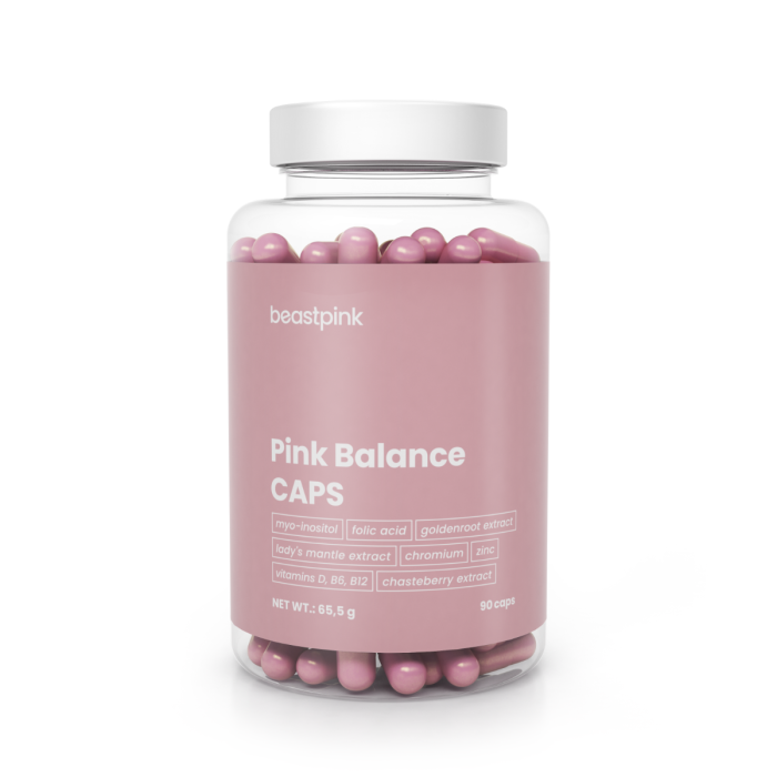 Pink Balance - GymBeam 90 kaps