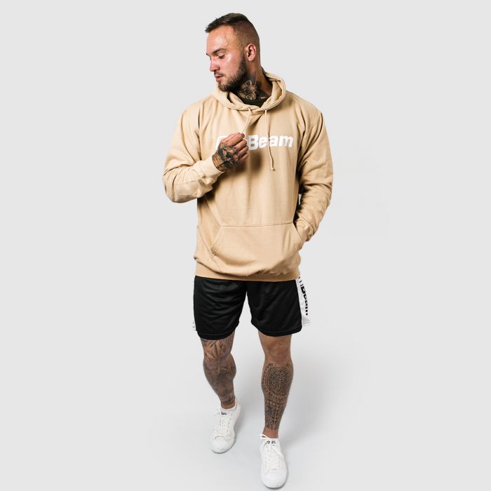 Bluza z kapturem PRO Hoodie Sand - GymBeam XL - cream