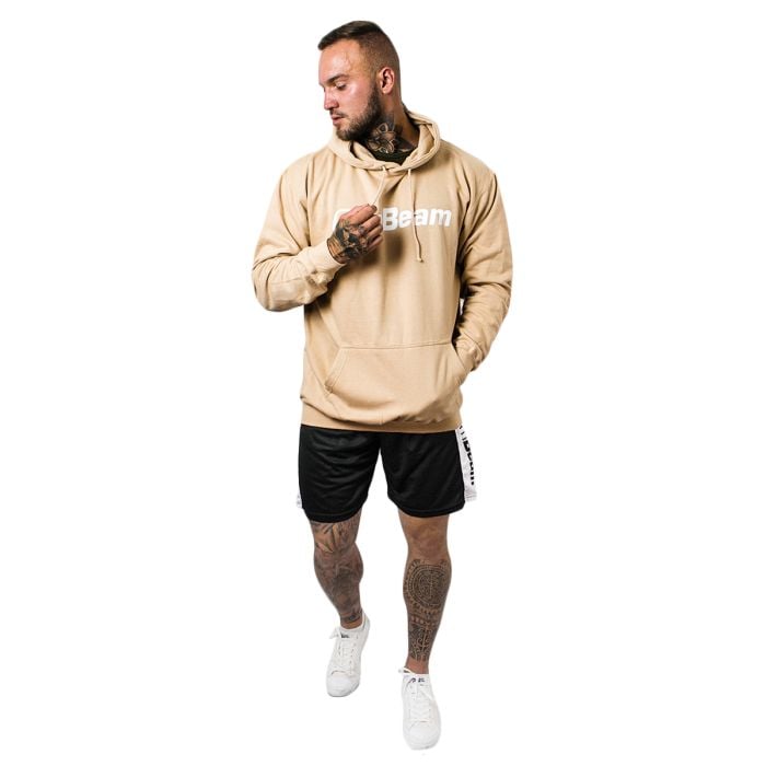 Bluza z kapturem PRO Hoodie Sand - GymBeam XL - cream