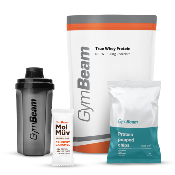 Białko serwatkowe True Whey - GymBeam 1000 g - biała czekolada - 00