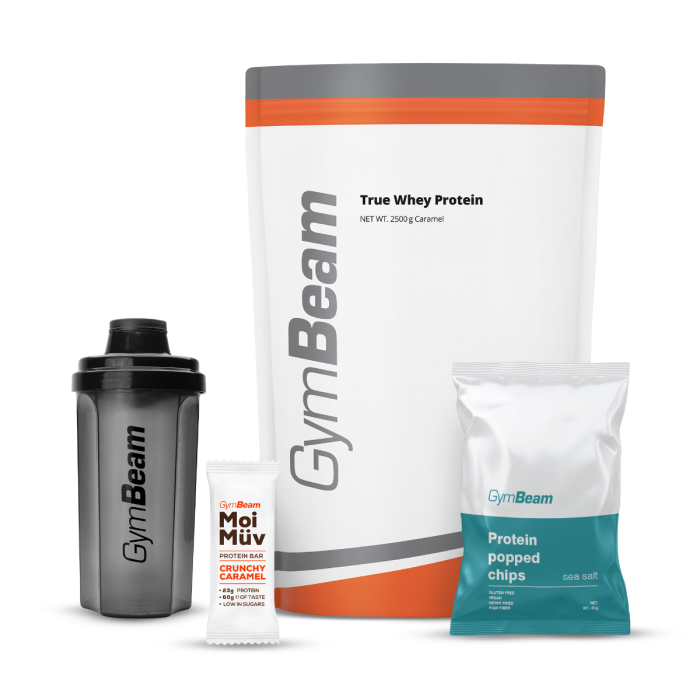 Białko serwatkowe True Whey - GymBeam 1000 g - biała czekolada - 00