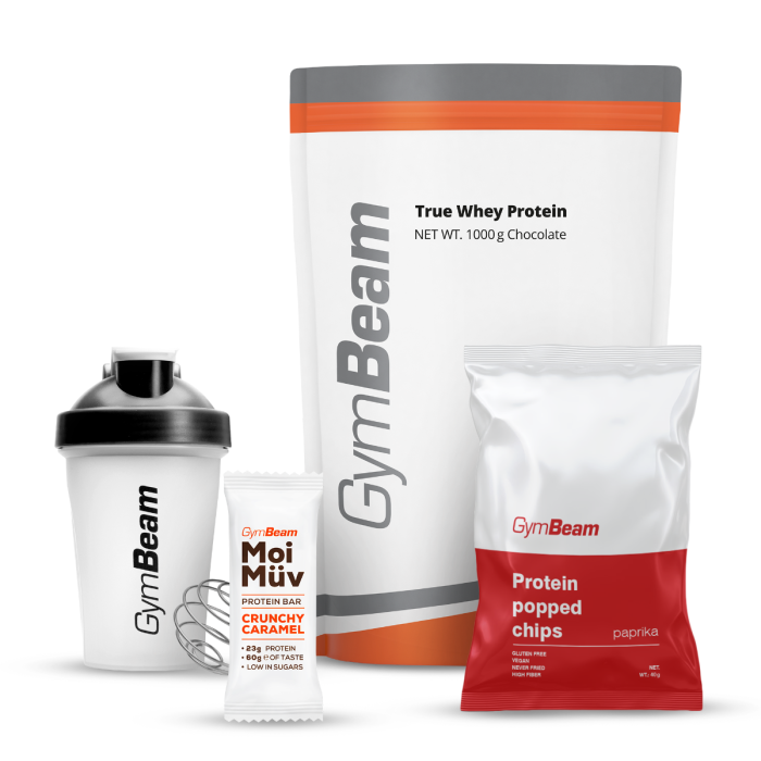 Białko serwatkowe True Whey - GymBeam 1000 g - biała czekolada - 00