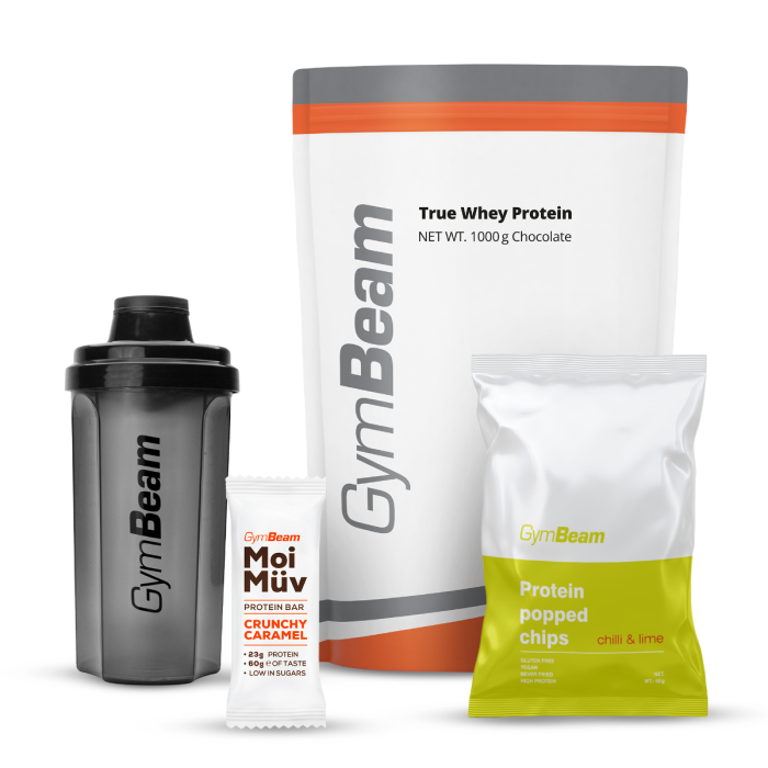 Białko serwatkowe True Whey - GymBeam 1000 g - biała czekolada - 00