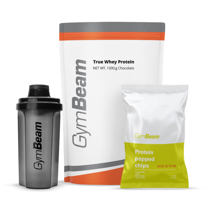 Białko serwatkowe True Whey - GymBeam 1000 g - biała czekolada - 00