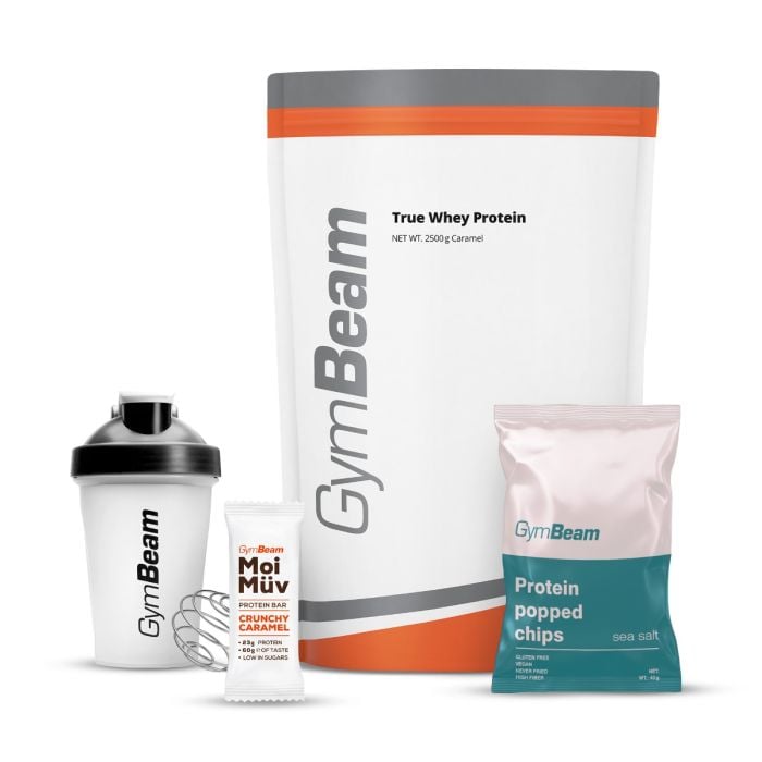 Białko serwatkowe True Whey - GymBeam 1000 g - biała czekolada - 00