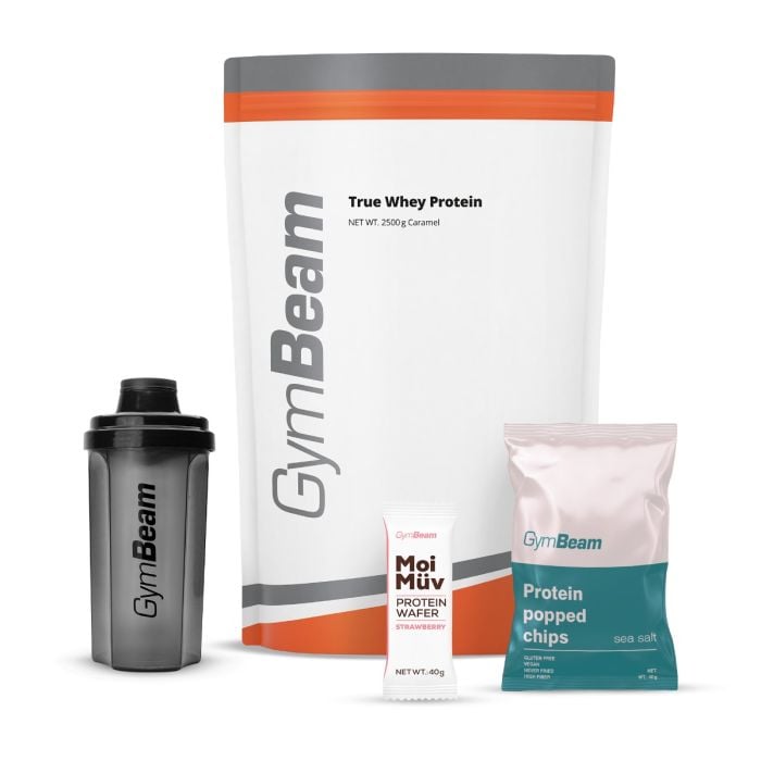 Białko serwatkowe True Whey - GymBeam 1000 g - biała czekolada - 00