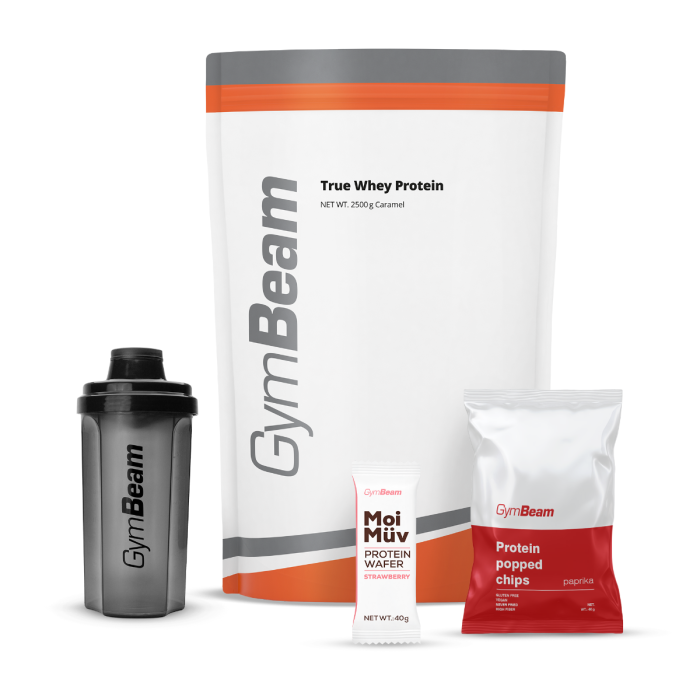 Białko serwatkowe True Whey - GymBeam 1000 g - biała czekolada - 00