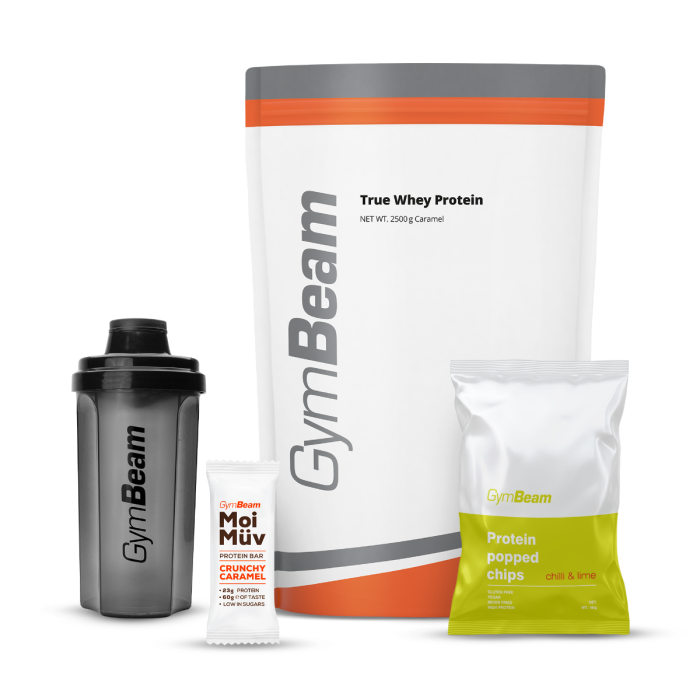 Białko serwatkowe True Whey - GymBeam 1000 g - biała czekolada - 00