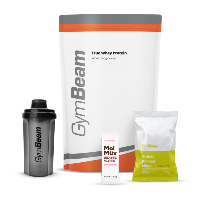 Białko serwatkowe True Whey - GymBeam 1000 g - biała czekolada - 00