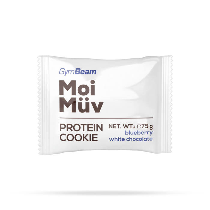 MoiMüv Protein Cookie - GymBeam mirtillo e cioccolato bianco - 75 g